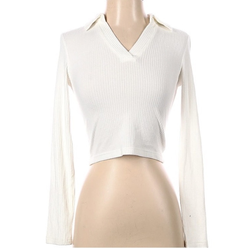 Altar’d State Polo Long Sleeve Shirt